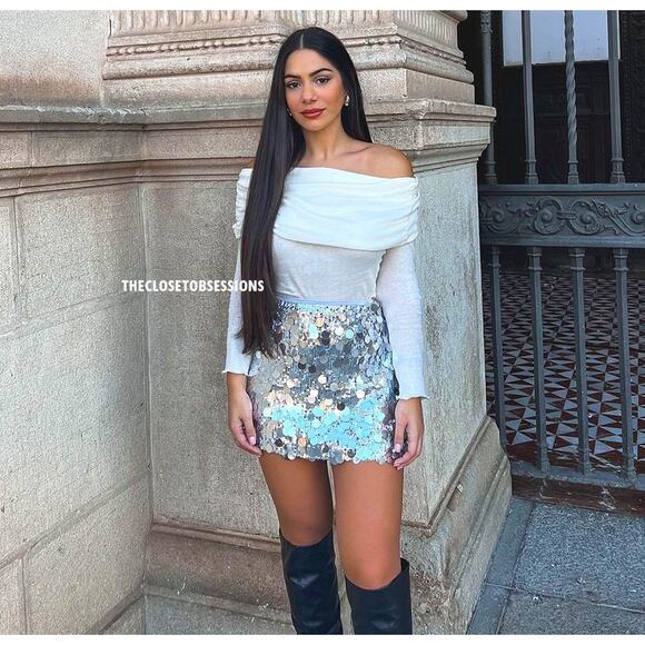 ZARA BLOGGER FAVE!!! Semi-Sheer Top NWT LAST ONE!!! - Picture 10 of 16